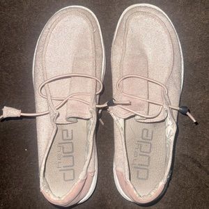 Pink Sparkle Hey Dudes